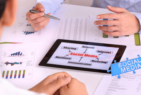 Social media strategy dashboard for small business